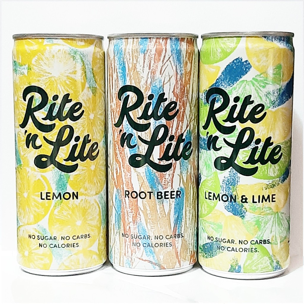 Rite 'n Lite Soda Keto and Low Carb Carbonated Drink Shopee Philippines
