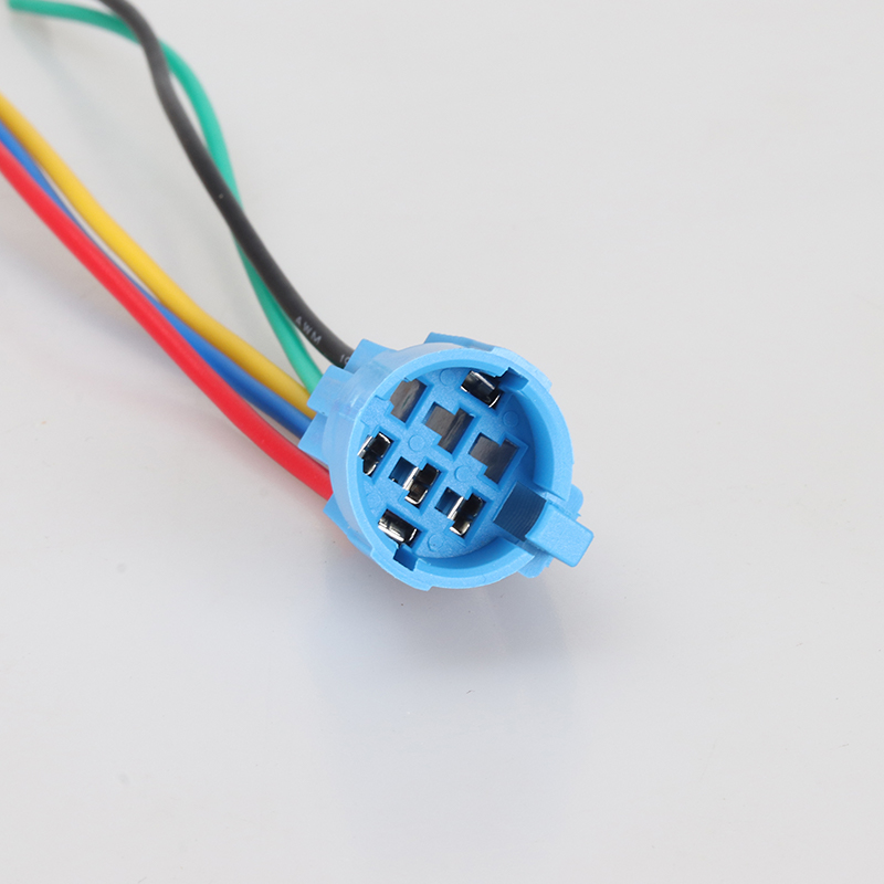 Metal button switch LED switch base plug connector matching wiring plug ...