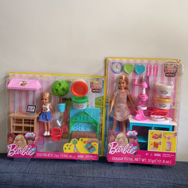 Barbie stacie doll store and breakfast playset