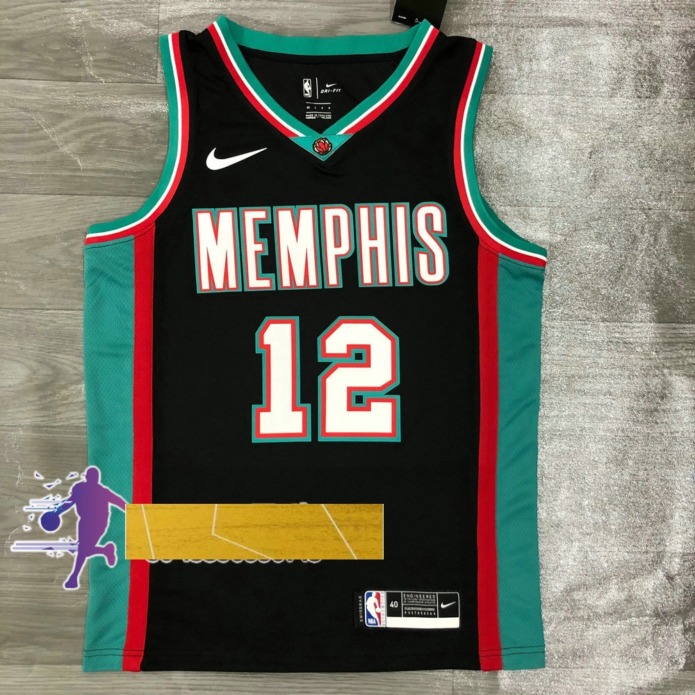 20202021 NBA Basketball Men's Jersey Memphis Grizzlies 12 Ja Morant