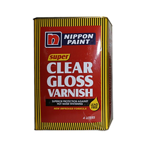 Valspar Varnish Nippon Super Clear Gloss Varnish 4 Liters Shopee