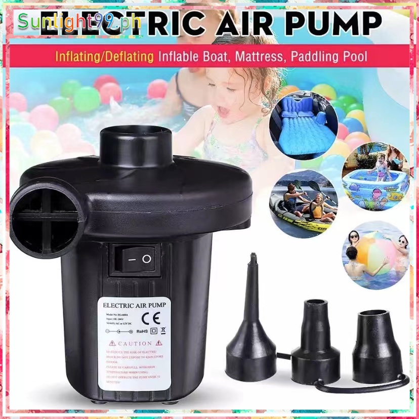 electric air pump for balloon air pump portable air pump for air bed ...