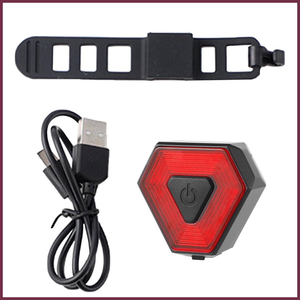 Bike Brake Light Sensor Rear Bike Light Rechargeable Smart Bike Tail