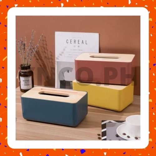 Nordic Modern Wooden Style Tissue Box Organizer Household Tissue Holder