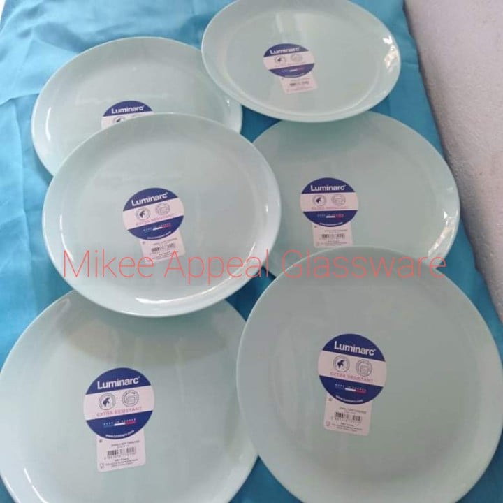 Luminarc Diwali Light Turquoise 25cm Dinner Plate Set Of 6pcs On Hand Shopee Philippines 1910