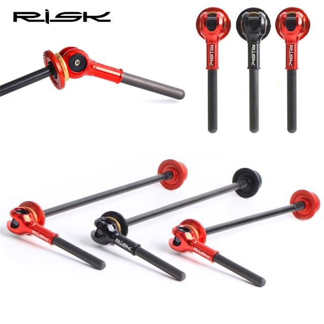 RISK MTB Mountain Bike Road Bicycle Quick Release Skewer Set Titanium Alloy Axle Carbon Fiber Hand Shopee Philippines