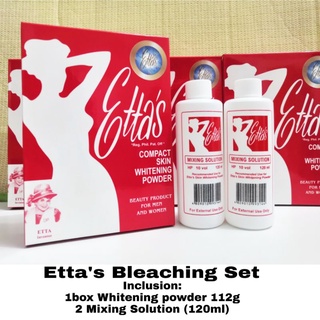 Etta s Skin Bleaching Whitening Set for Men and Women Shopee