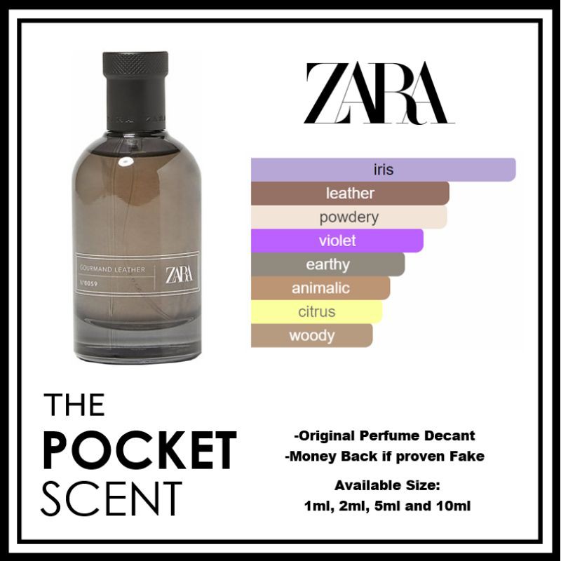 zara gourmand leather