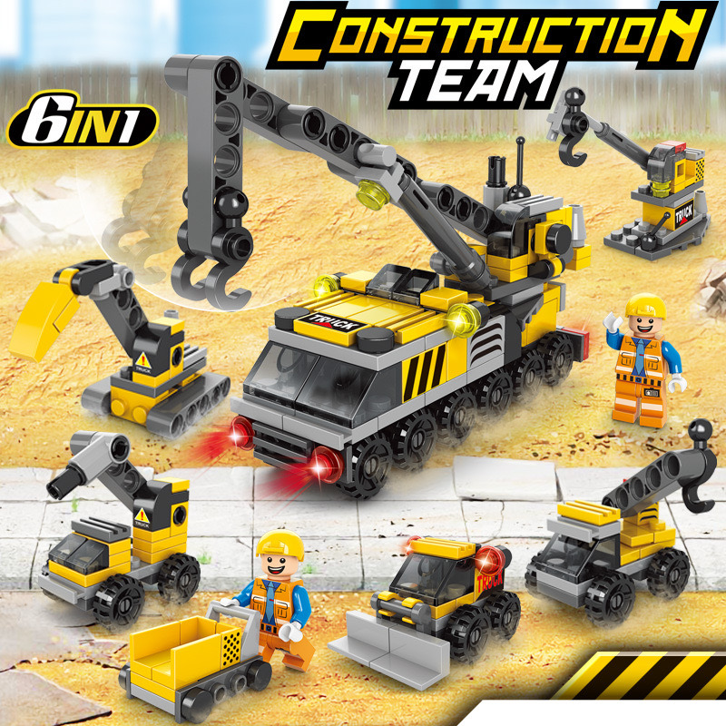6 in 1 Mini Pretend Playset Building Blocks for Kids | Shopee Philippines