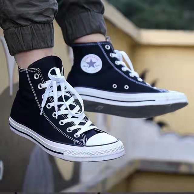 UNISEX Shoes@CONVERSE Chuck Taylor All Star High Cut Canvas Shoes 36-45 ...