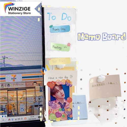 Memo Board Winzige Sticky Notes Board Clear Acrylic Message Board