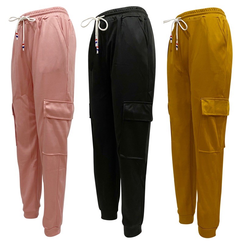 Side pocket jogger pants, Women's Fashion, Bottoms, Other Bottoms on  Carousell