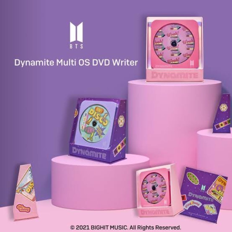 BTS Dynamite MultiOS DVD Writer/ DVD Player/ DVD Burner (Perfect for PROOF Album) Shopee