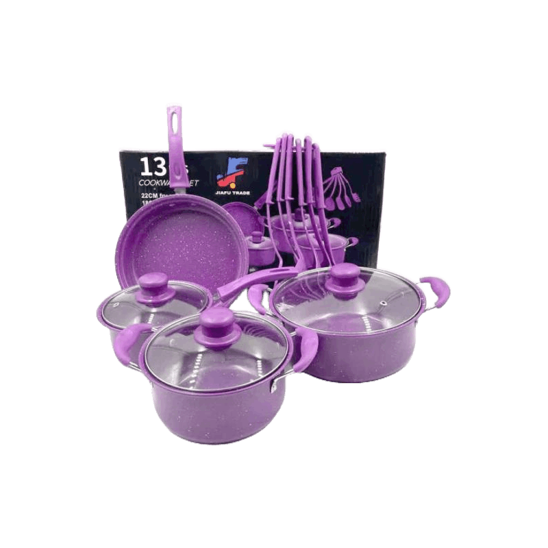 13Pcs Nonstick Cookware Set New colors 13Pcs Kitchenware Cookware Set