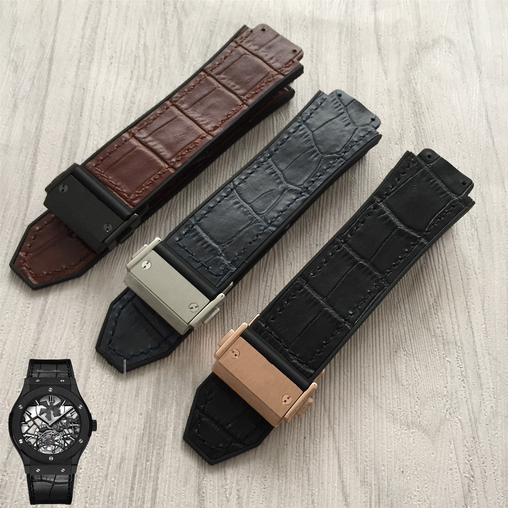 Hublot watch hotsell leather strap