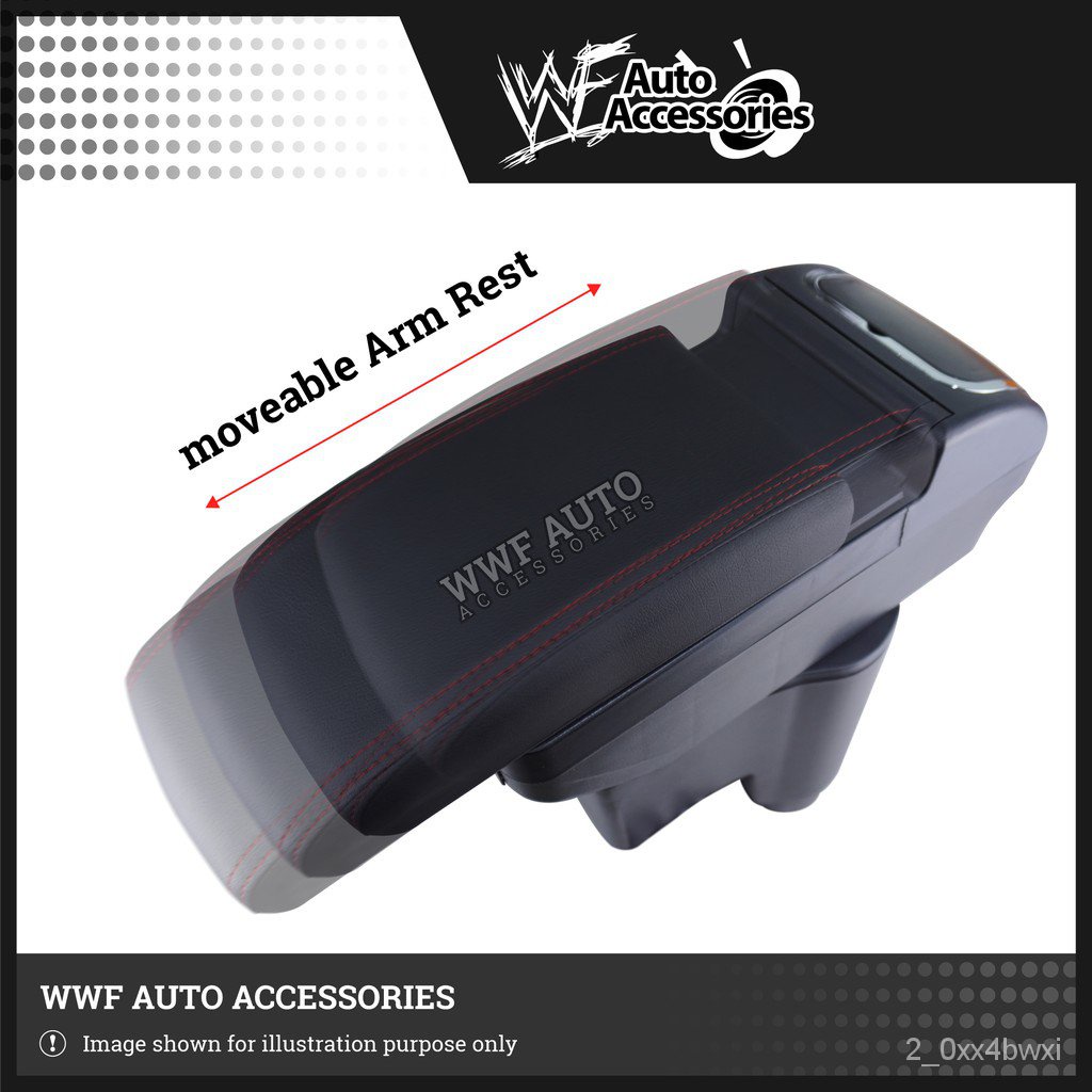 Perodua Myvi / Bezza / Axia / Aruz OEM Arm Rest / Armrest ( 9 USB Ports