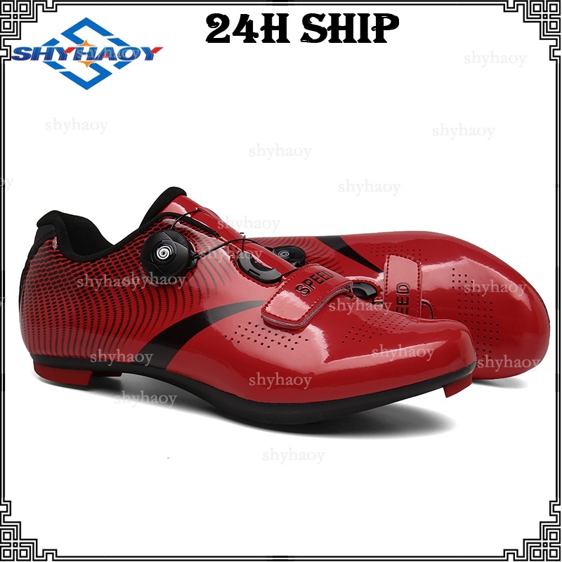 Road Bike Shoes Cycling Shoes MTB Spin Lace SelfLocking Bicycle Shoes