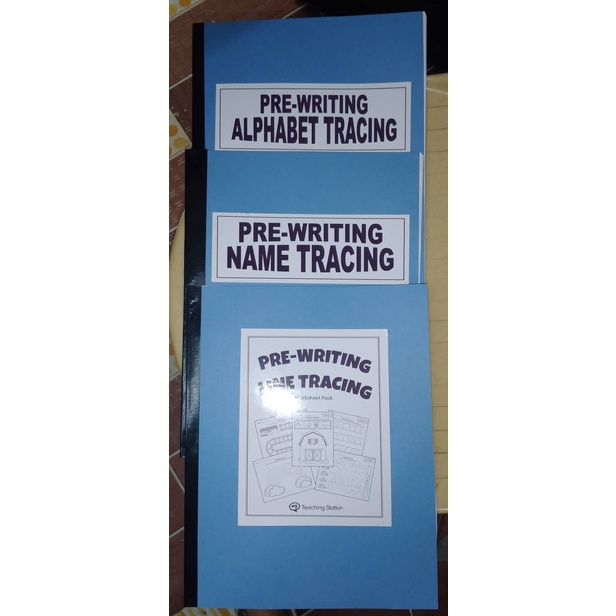 PreWriting Worksheet Set of 3 (Line Tracing, Alphabet Tracing, Name