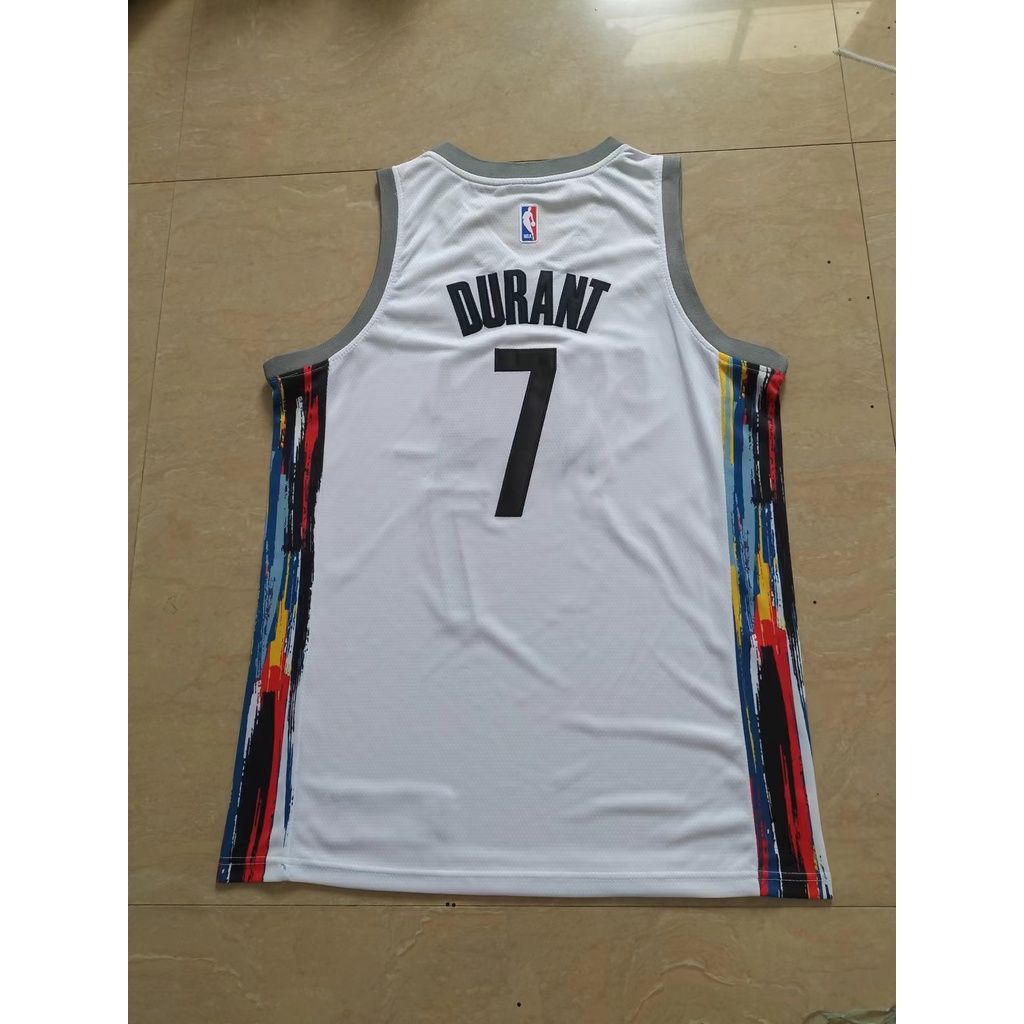 Brooklyn Nets #7 Kevin Durant 2022 23 White Classic Edition