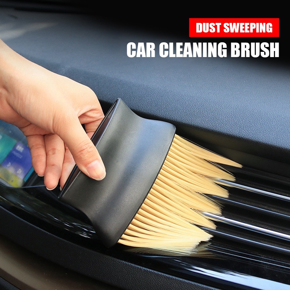 Soft Nylon Car Air Conditioner Cleaning Brush Air Outlet Cleaning Brush