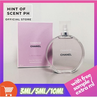Chanel Chance eau tendre eau de toilette perfume decant in 3ml 5ml 10 ml