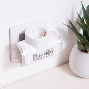 AZKO Krisbow Three-Way T-Arde 3-Way Electrical Plug | Shopee Philippines