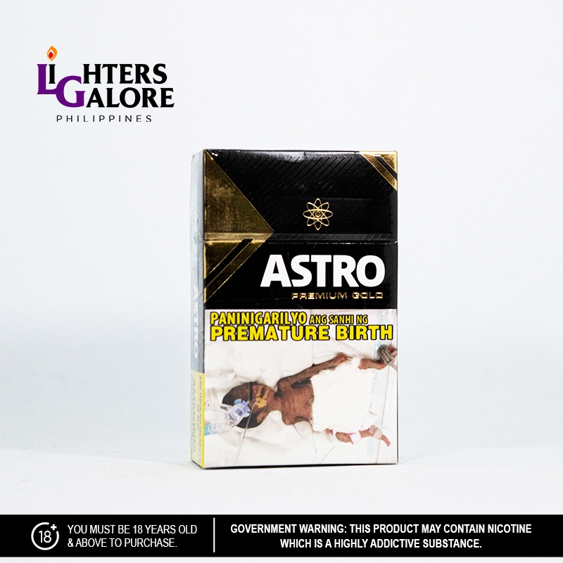 Lighters Galore Astro Premium Gold ( Pack ) Shopee Philippines