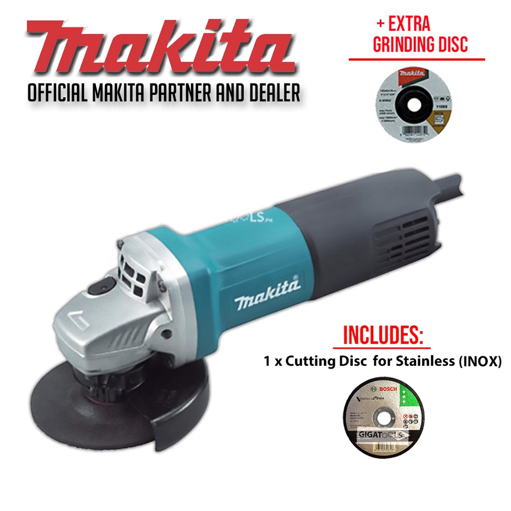 Makita 9553B Angle Grinder 4" 710W With Cutting Disc Stainless ( INOX ...