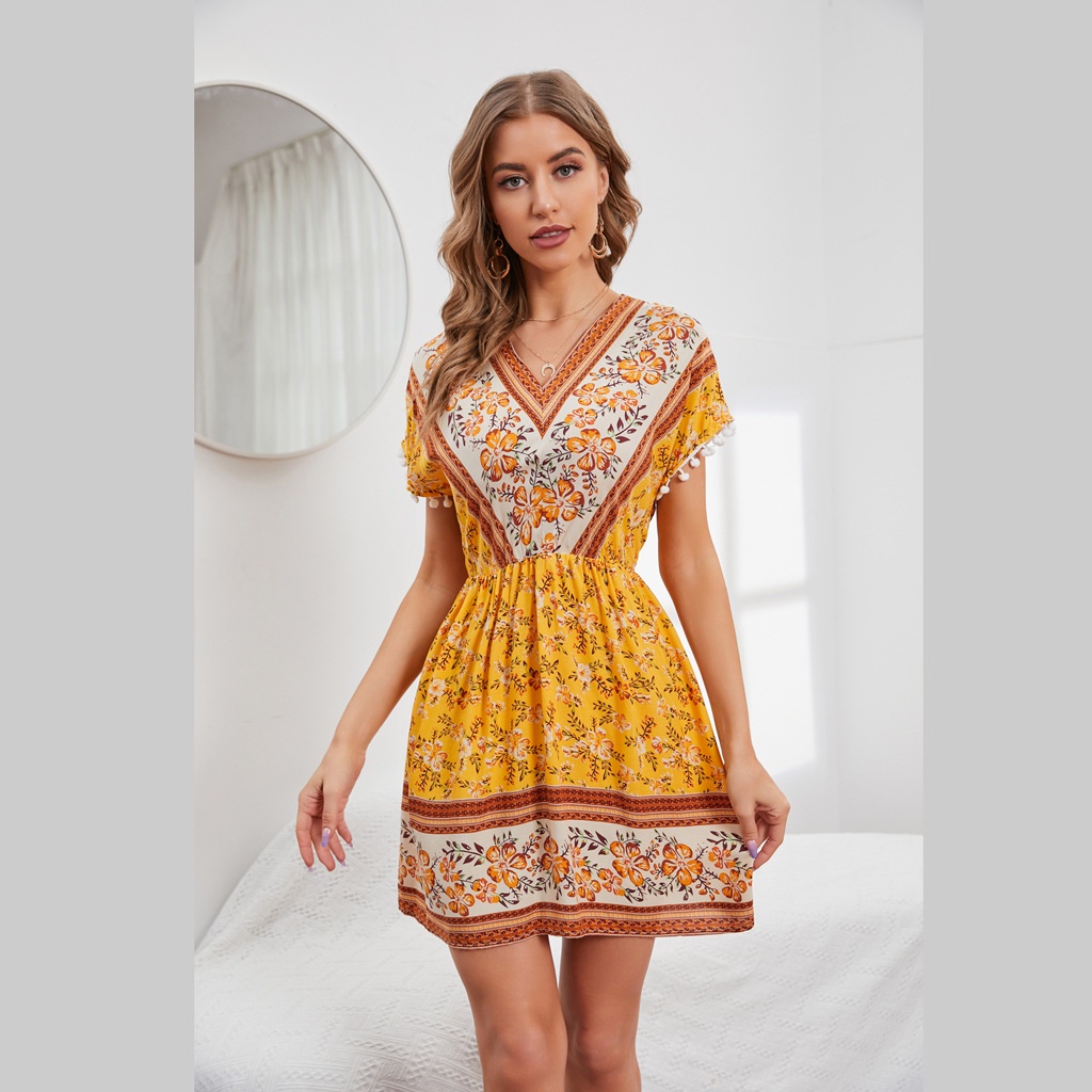 Shopee 2025 bohemian dress