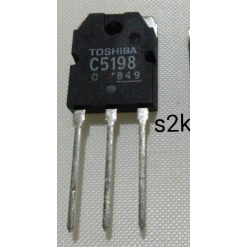 Toshiba power transistor 2sc5198 original free mica insulator | Shopee ...