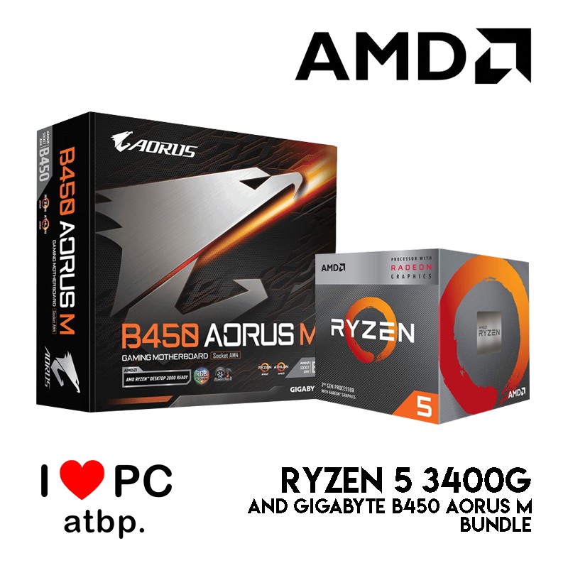 Gigabyte b450 aorus 2024 m ryzen 5 3400g