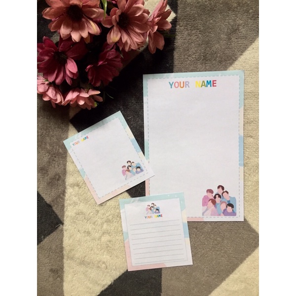 Personalized BTS Notepad and memo pad | Shopee Philippines