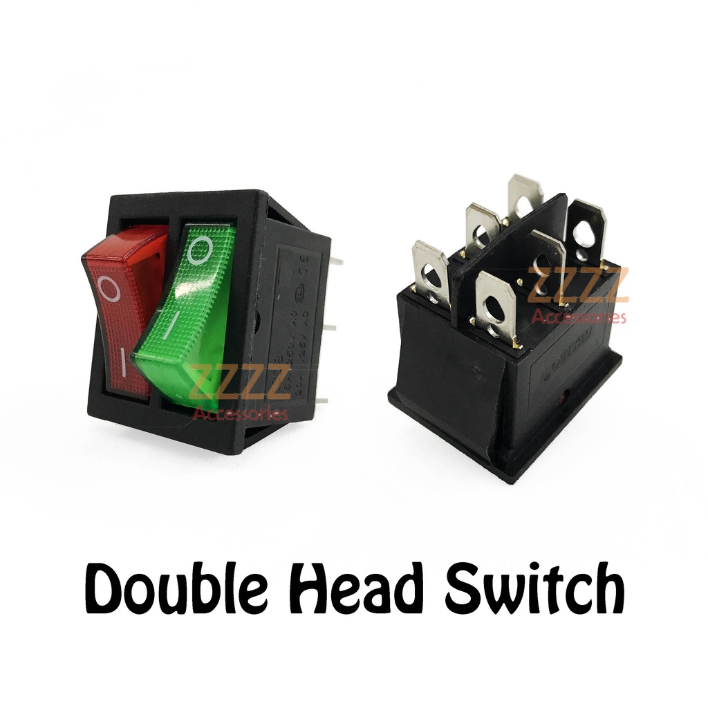 Double Head ON /OFF switch button Kids Motorcycle/Car Spare Part ...