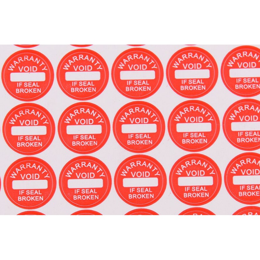 Warranty sticker 12mm Diameter 160PCS Fragile Void Seal label sticker ...