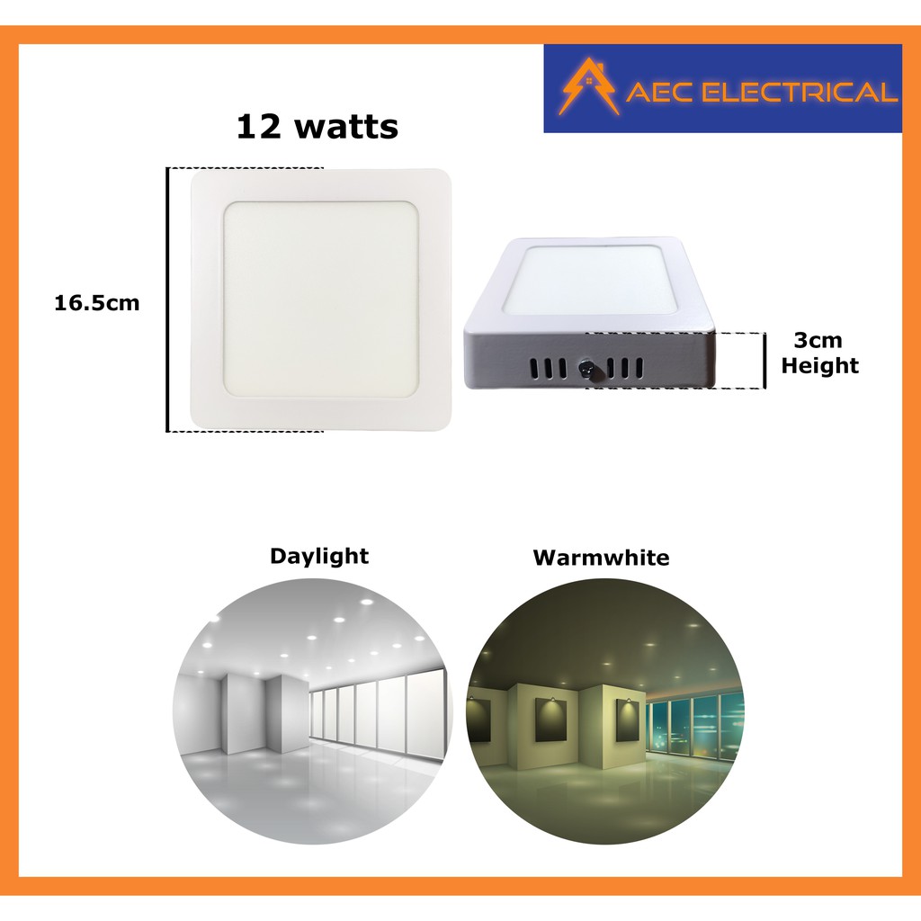 FSL LED Panel Light Square Surface Type Energy Saving High Quality ...