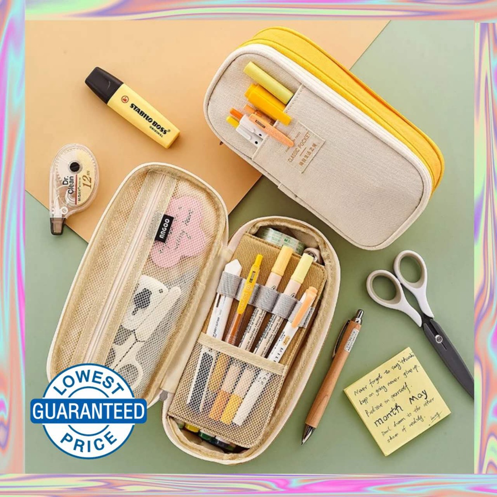 Canvas pencil bag best sale