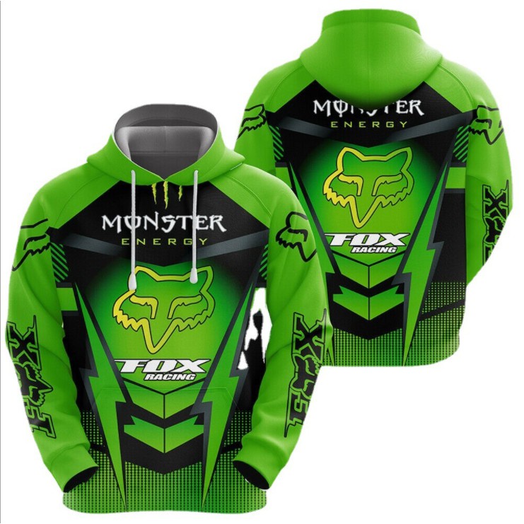 Monster energy hotsell fox racing hoodie