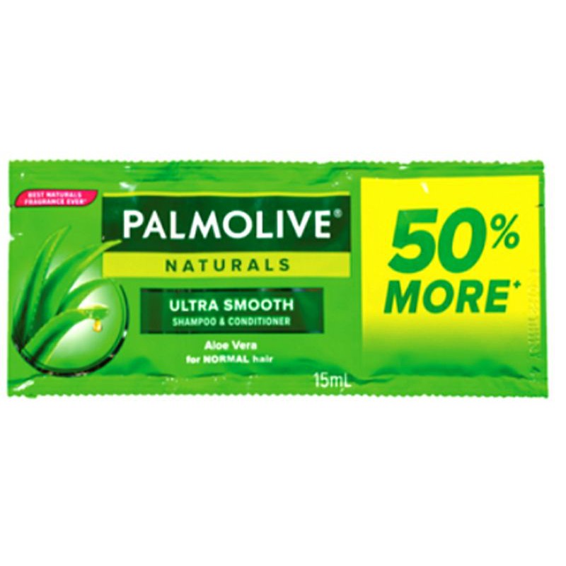 Palmolive Naturals Shampoo and Conditioner GREEN 15ml x 12