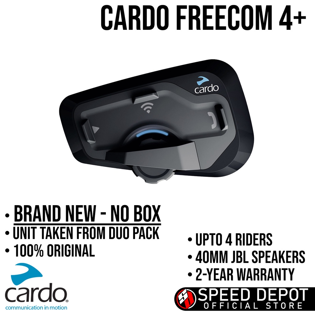 Cardo Freecom 4 with JBL 40mm Speakers BRAND NEW NO BOX