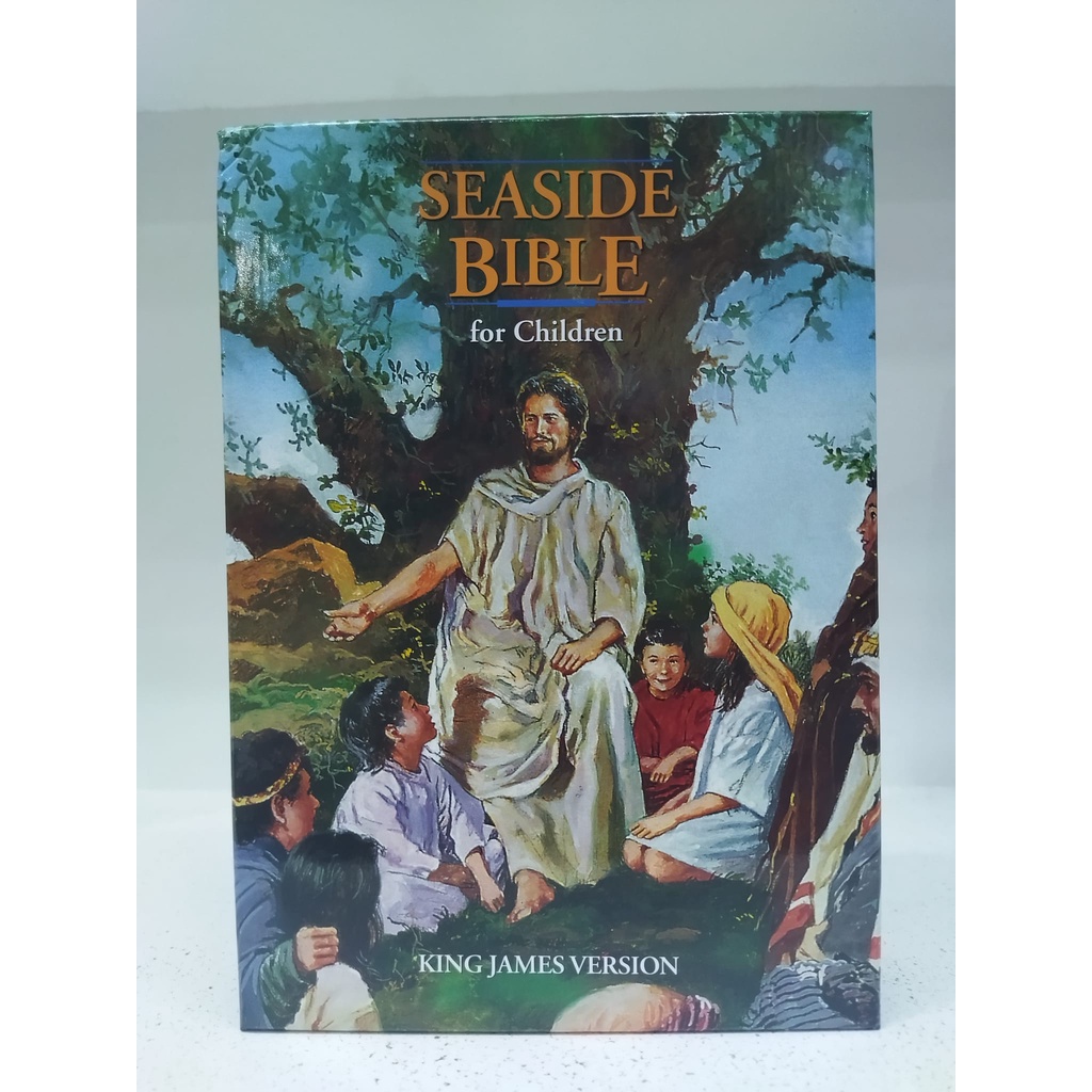 KJV, Seaside Bible, Hardcover, Full-Color Illustrated: Holy Bible, King ...