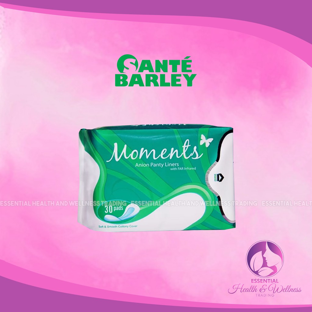 MOMENTS Anion Panty Liners Pantyliners (1 PACK x 30 Pads) Shopee