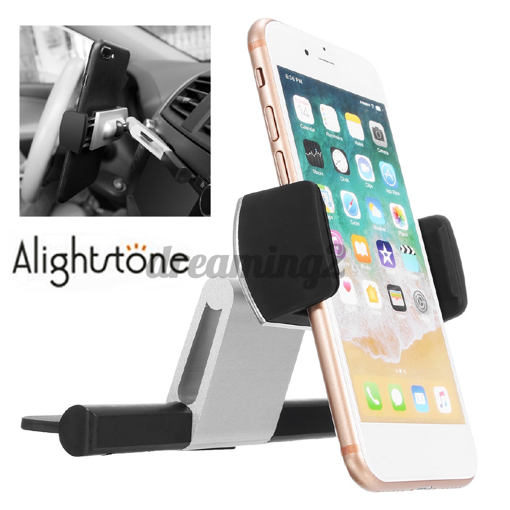 Alightstone 360° Universal Car CD Slot Phone Holder Aluminum Mount For