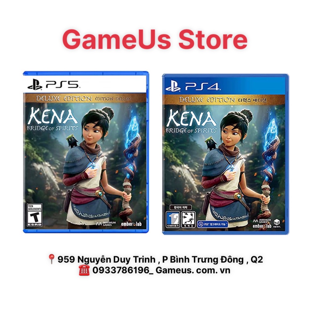 Kena PS5 / Ps4 Game Disc: Bridge of Spirits - Deluxe Edition US SYSTEM ...