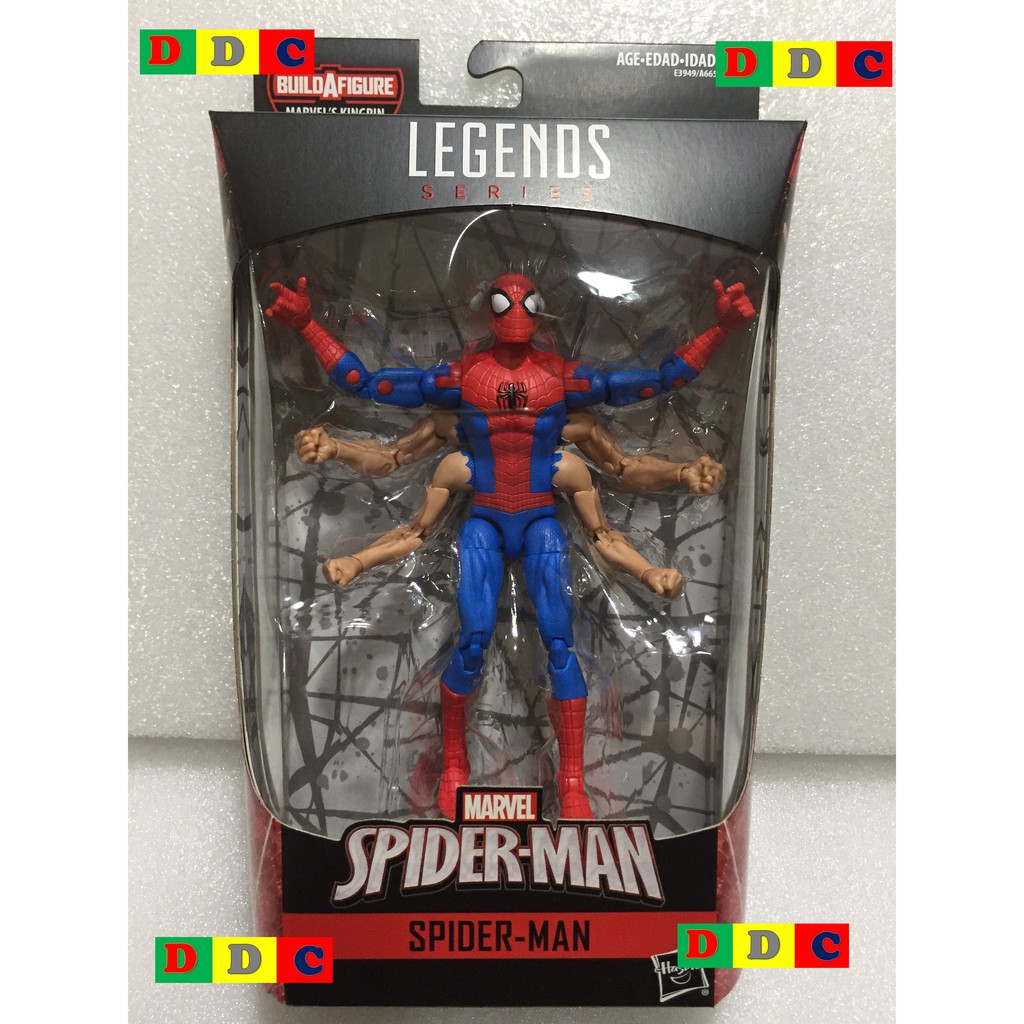 6 arm spider online man marvel legends