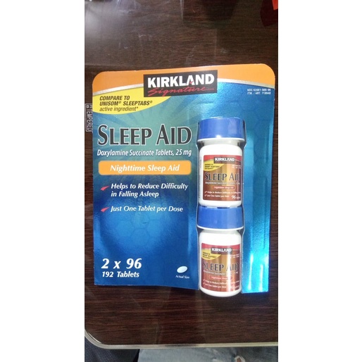 Kirkland Sleep Aid Doxylamine Succinate 25mg (2026 expiration) directly