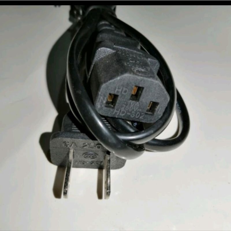 heavy duty AC CPU poer cord US plug 2pin UH2PV50 1.2 for PC computer
