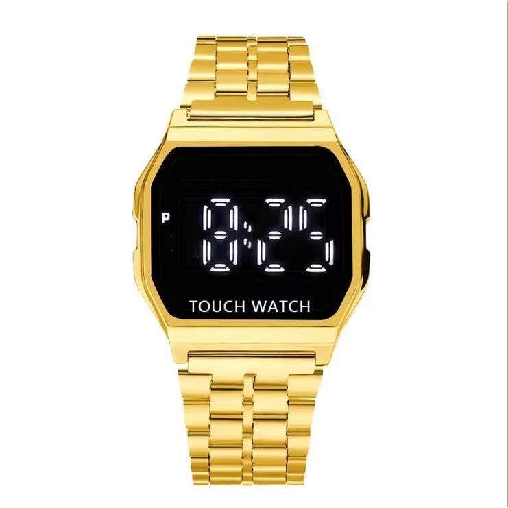Vintage Touch Screen waterproof Unisex Watch gold rosegold Silver ...