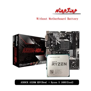 asrock a320m itx + ryzen5 1600セット asrock a320m itx + ryzen5 1600セット（ชุดซีพียูพร้อมเมนบอร์ด