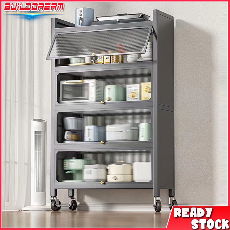 Stainless Steel Kitchen Kitchen Rack with Wheels