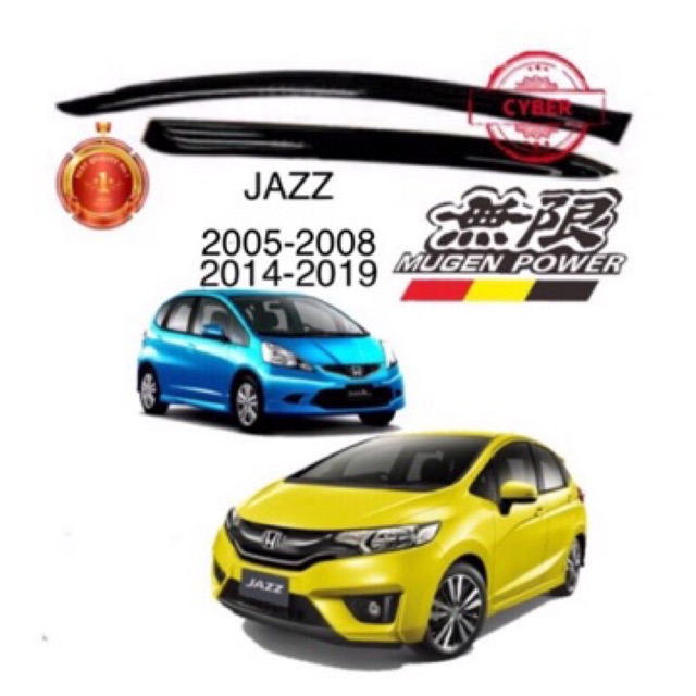 Honda JAZZ MUGEN Air Press/Door Visor Sun Visor Sun Protection Shopee